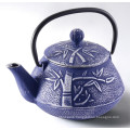 Beautiful Blue Bamboo Cast Iron Teapot,Cast Iron Kettle For Drinking